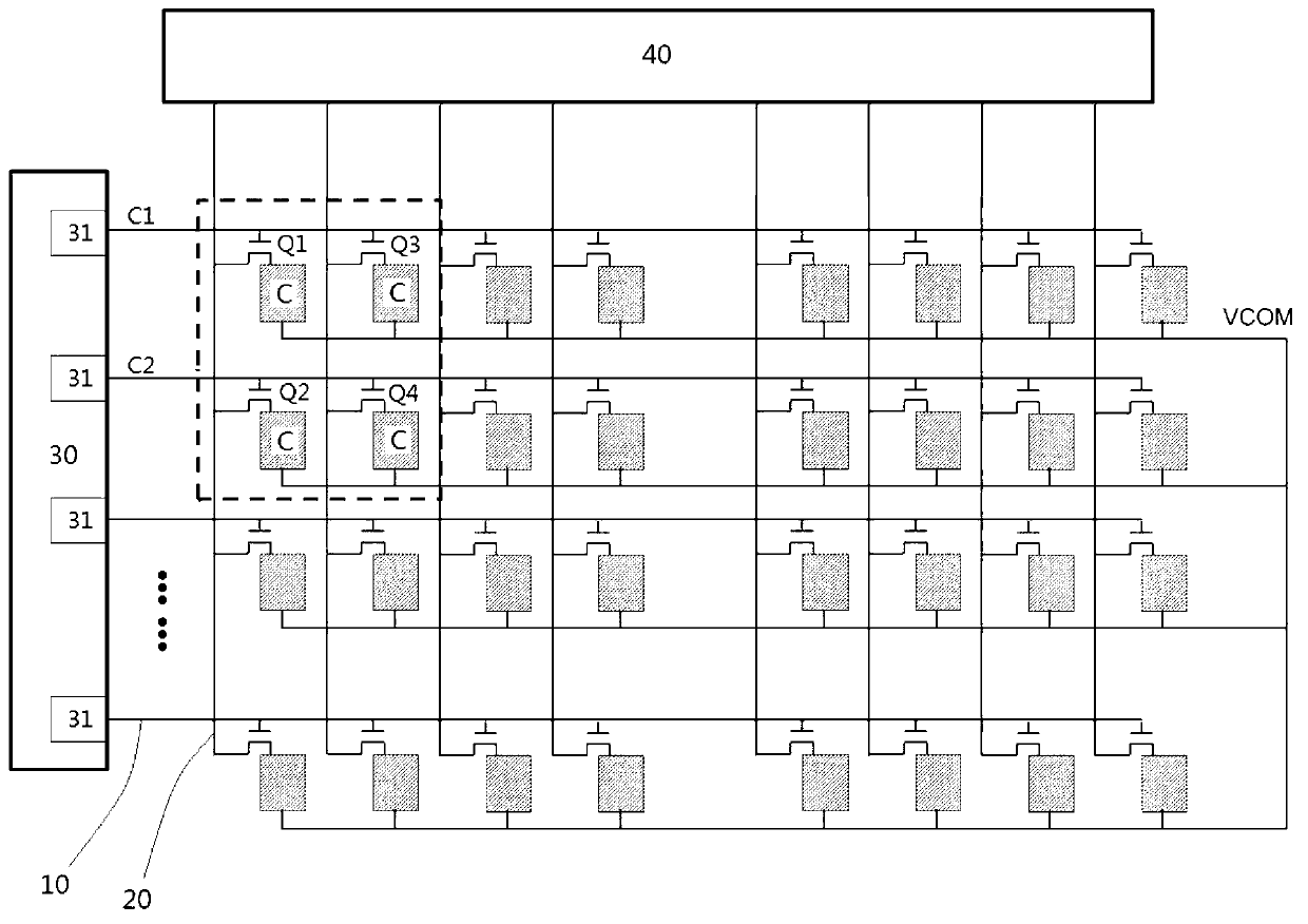 LCD panel, drive method and LCD device