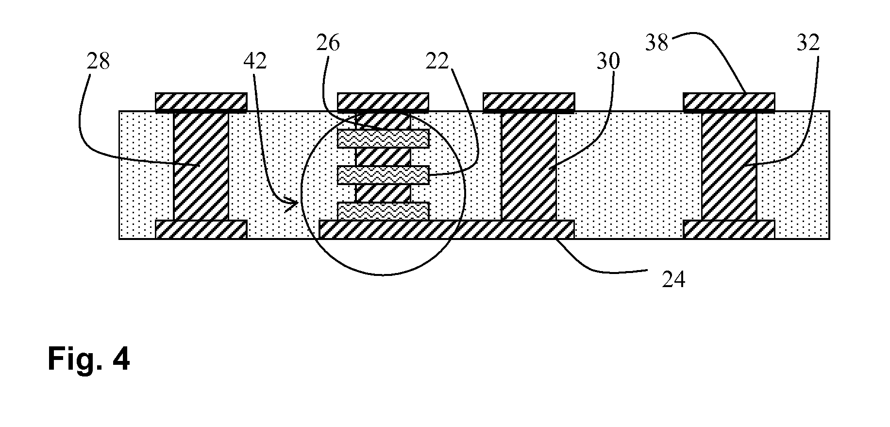 Thin film capacitors embedded in polymer dielectric