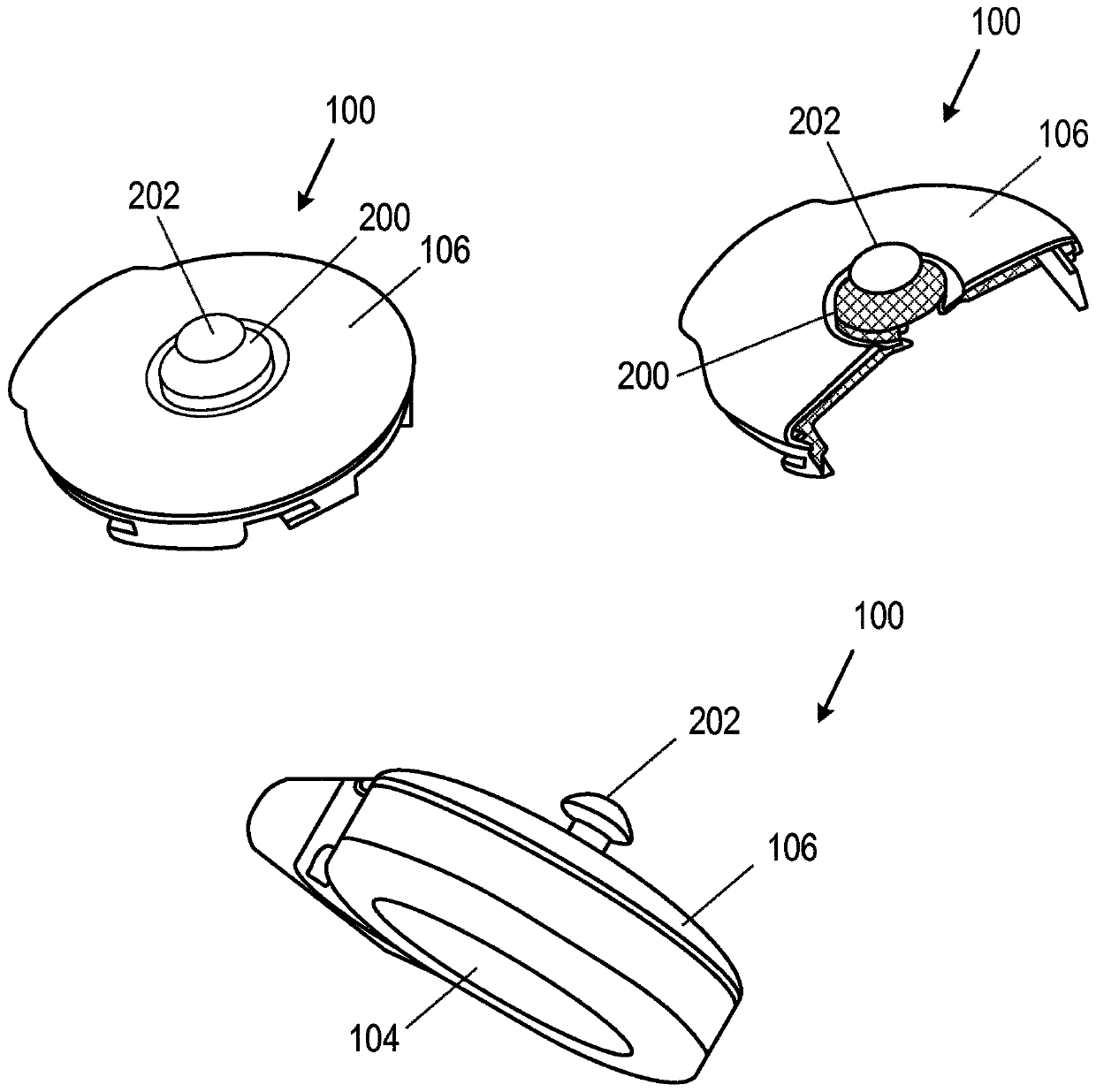 Device for measuring uterine contractions and fetal heart rate