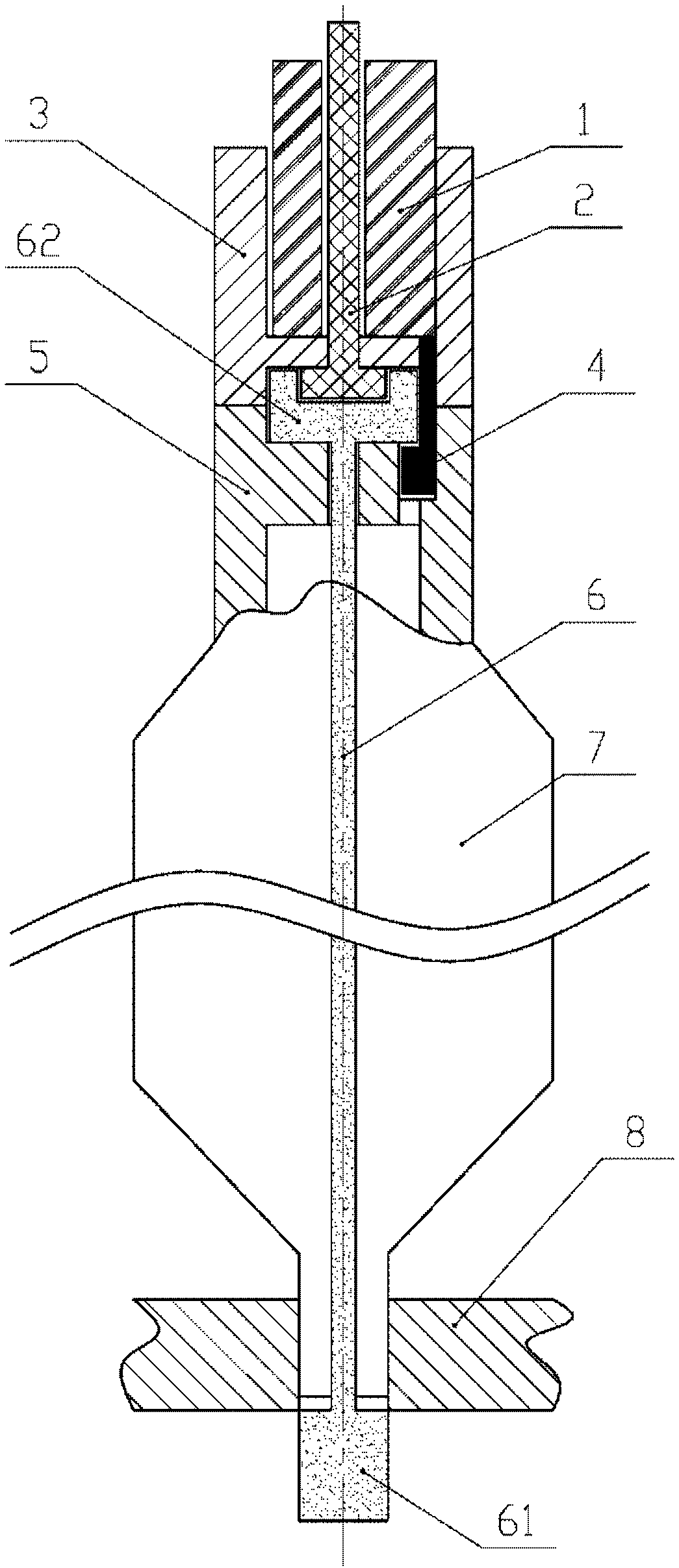 Locking and lifting mechanism for reactor fuel assembly and locking and lifting method