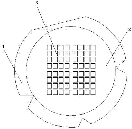 Film expansion machine and process for laser cutting by employing same