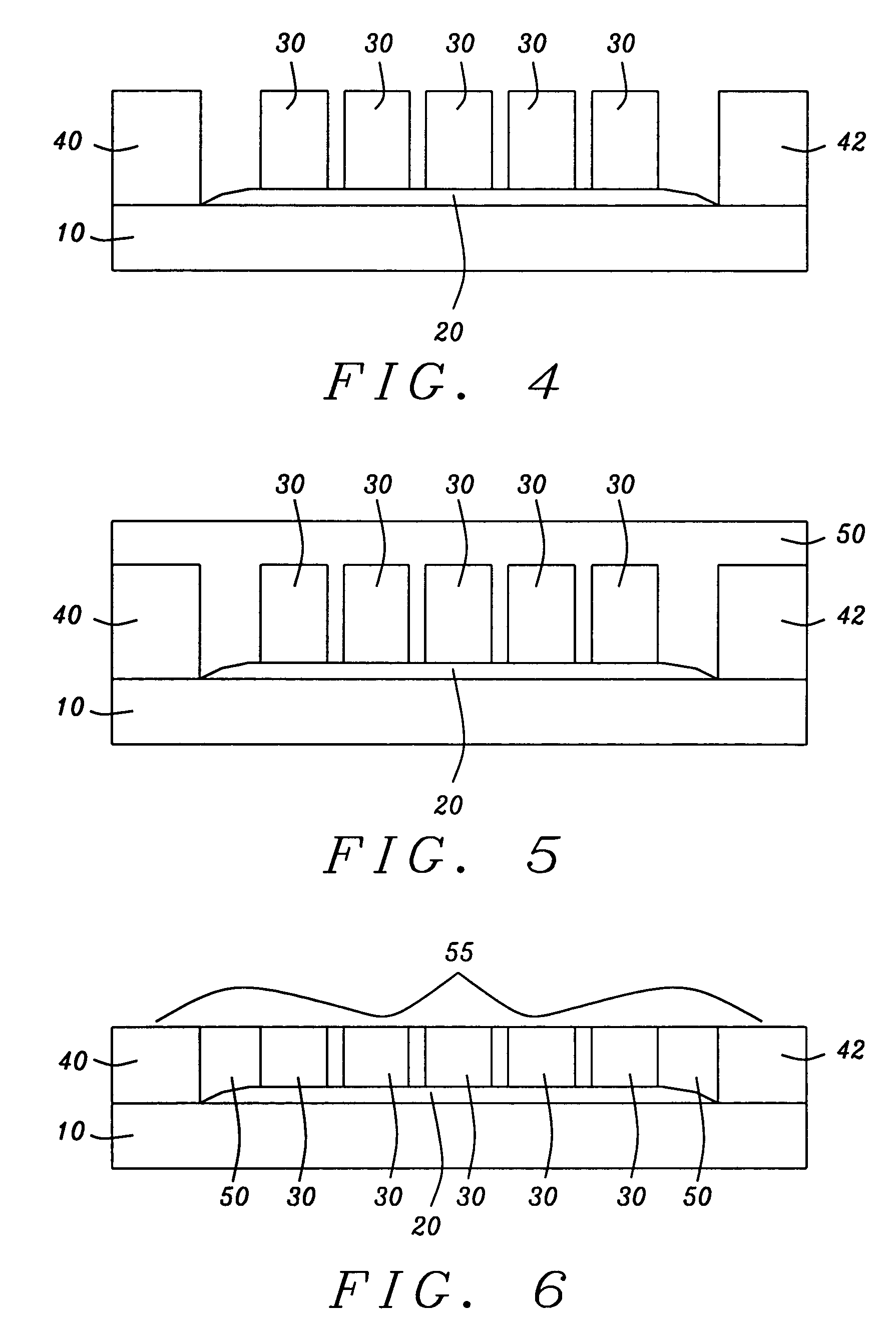 Method to make a planar writer with low D.C. coil resistance