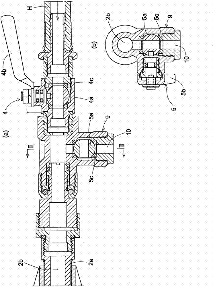 Anti-freezing spray rod