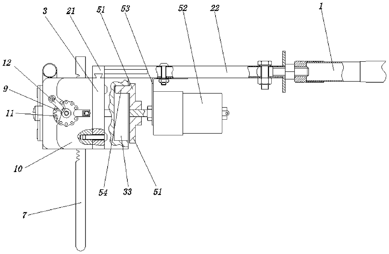 Efficient and automatic jujube picking machine