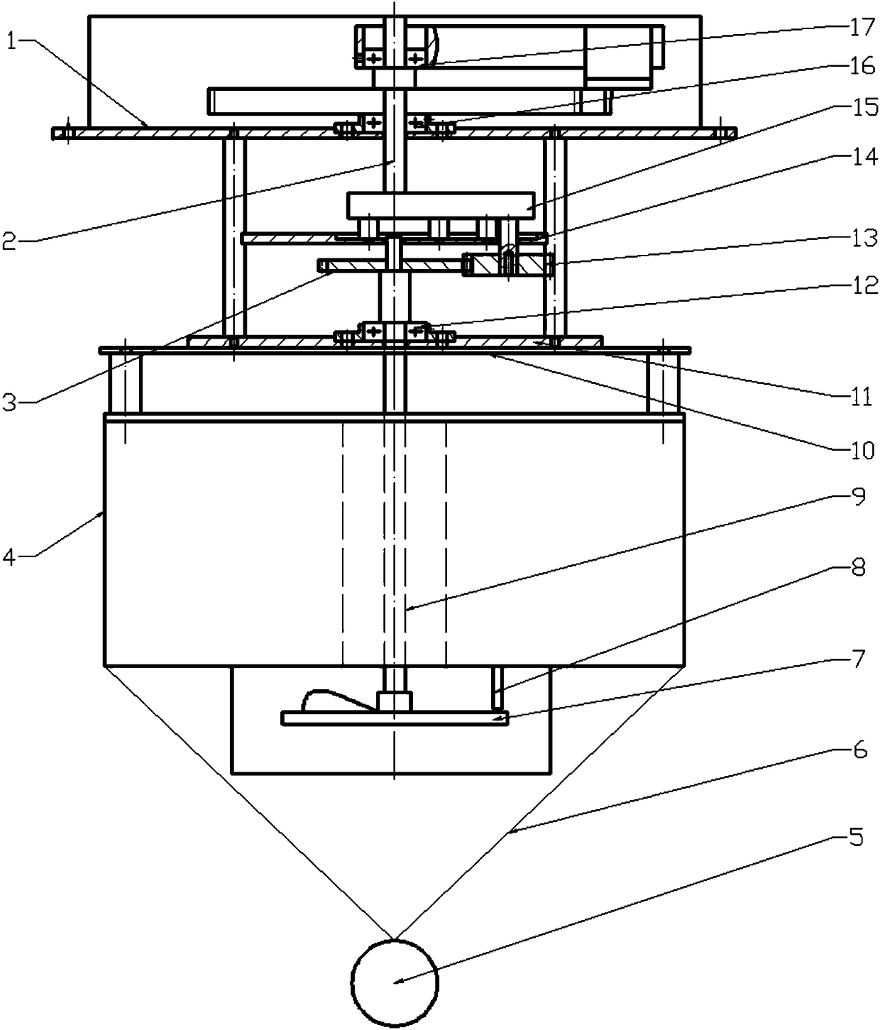 A marine floating magnesium-air battery with automatic electrolyte replacement