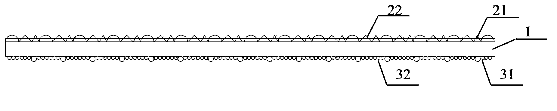 A kind of optical diffusion film and its preparation method and a kind of liquid crystal display device