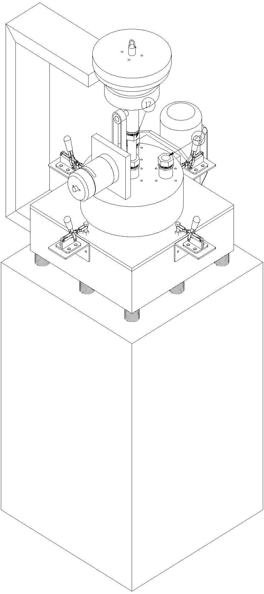 Airtight powder screening system and method for metal 3D printer