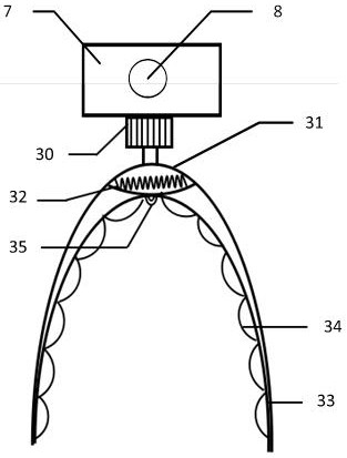 Automatic cleaning device for glassware