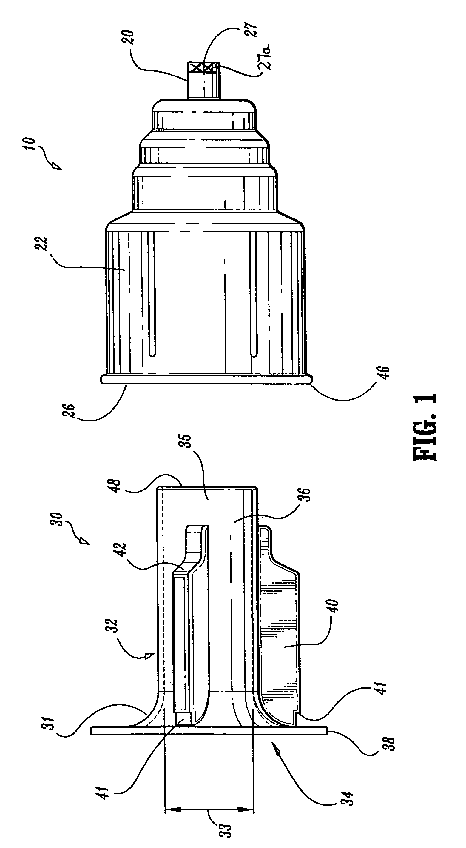 Transfer needle safety apparatus