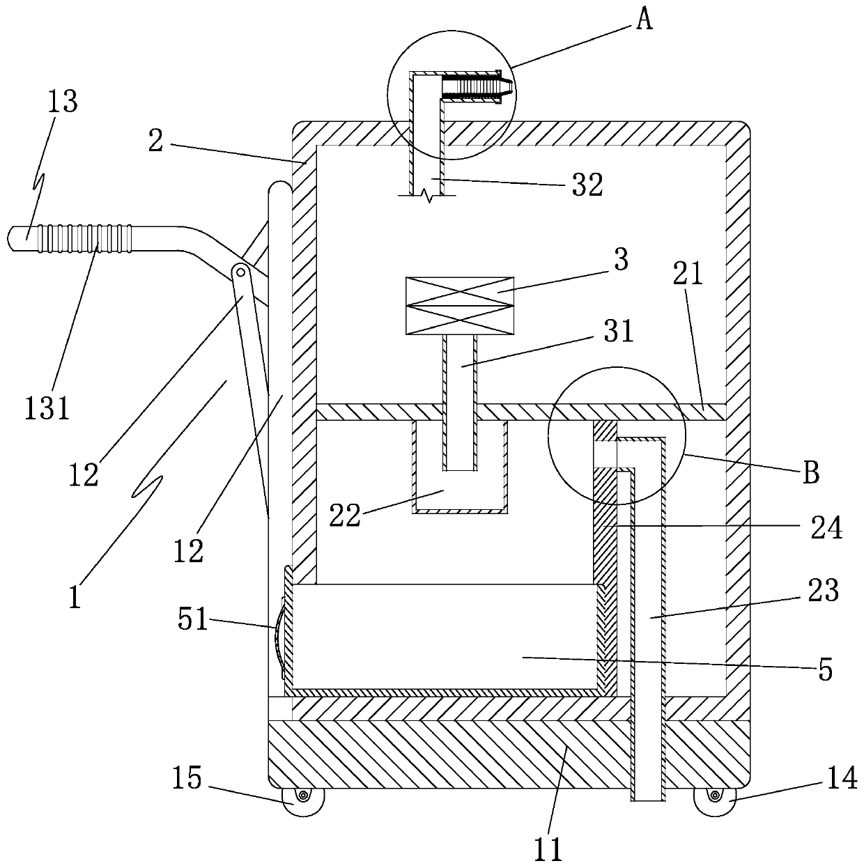 Plant ash removing device