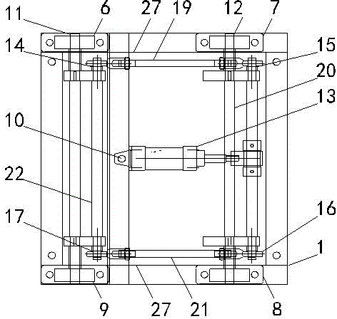 Jacking transplanting machine