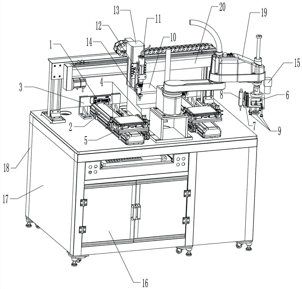 Online full-automatic assembly detection equipment for automobile body controller