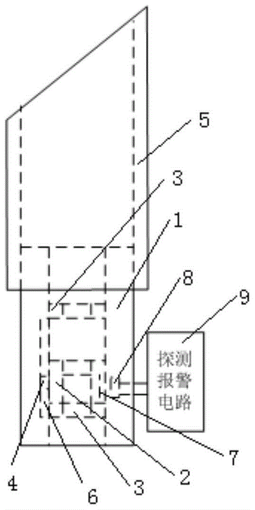 Mechanism for detecting cork floating body water depletion through reed switch induction