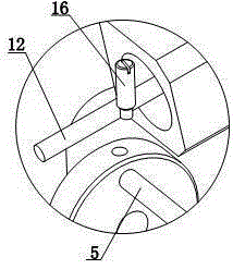 A hand-operated cable unwinding wheel control device