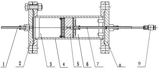 Three-chamber structure small-test filter-press analog device