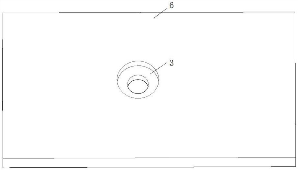 Non-designed reserved hole plugging device and plugging method