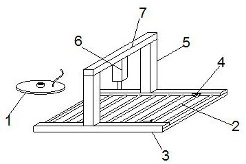 Embossing device for wood board