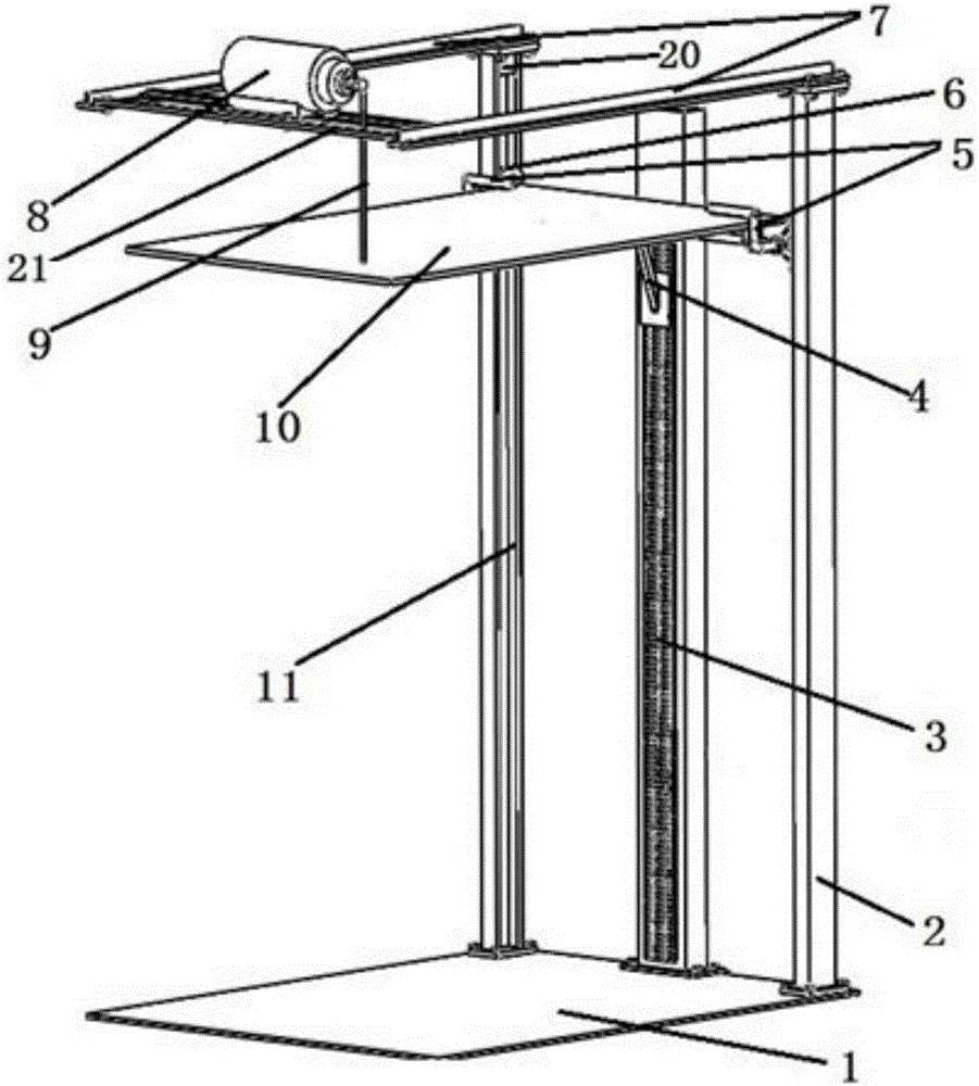 A Gravity Adaptive Lift for LED TV Production Line