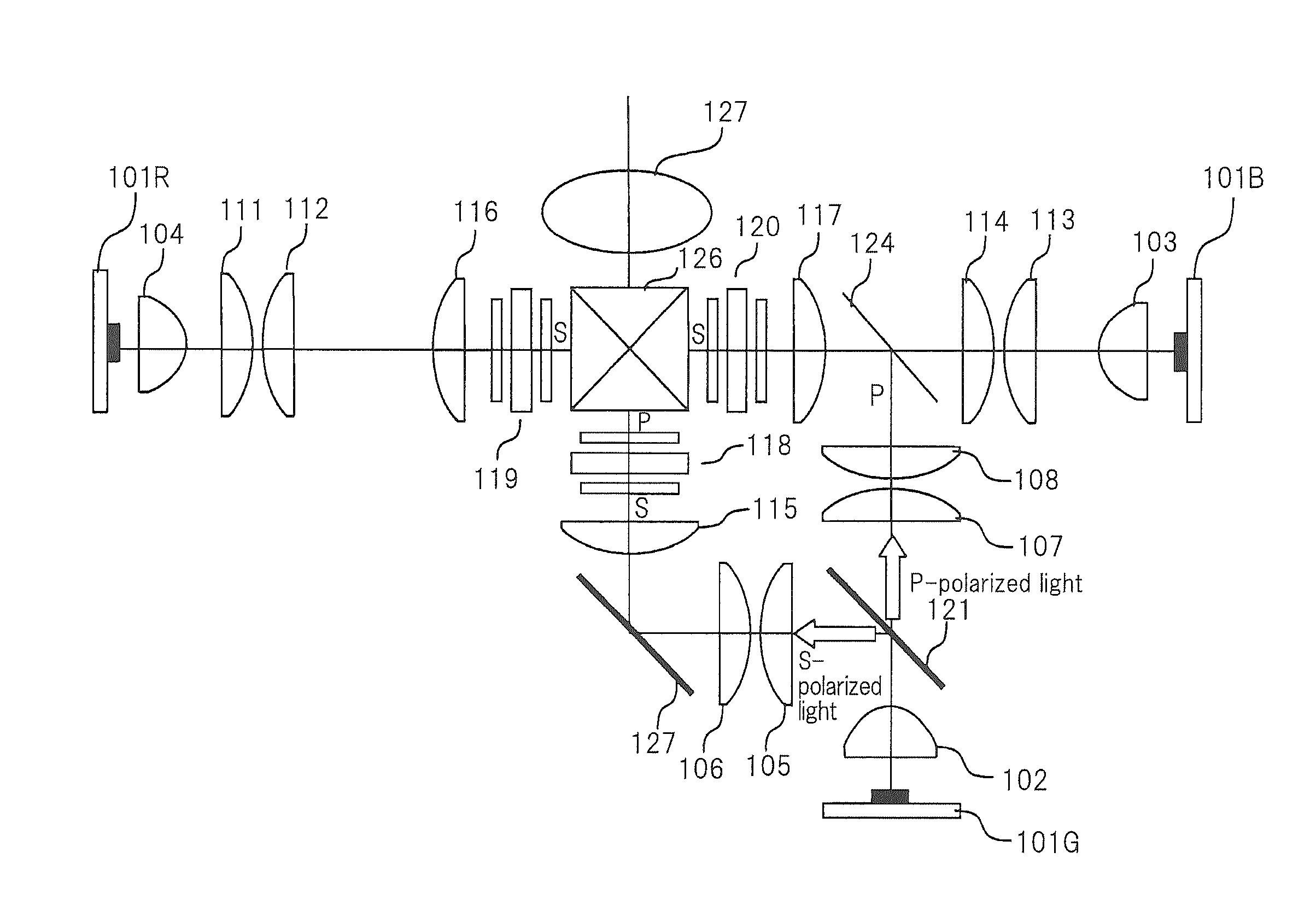 Liquid-crystal projector