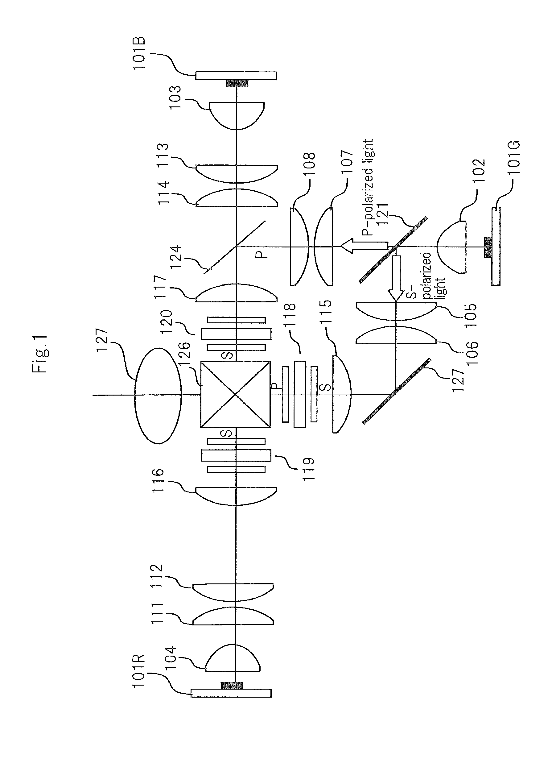 Liquid-crystal projector