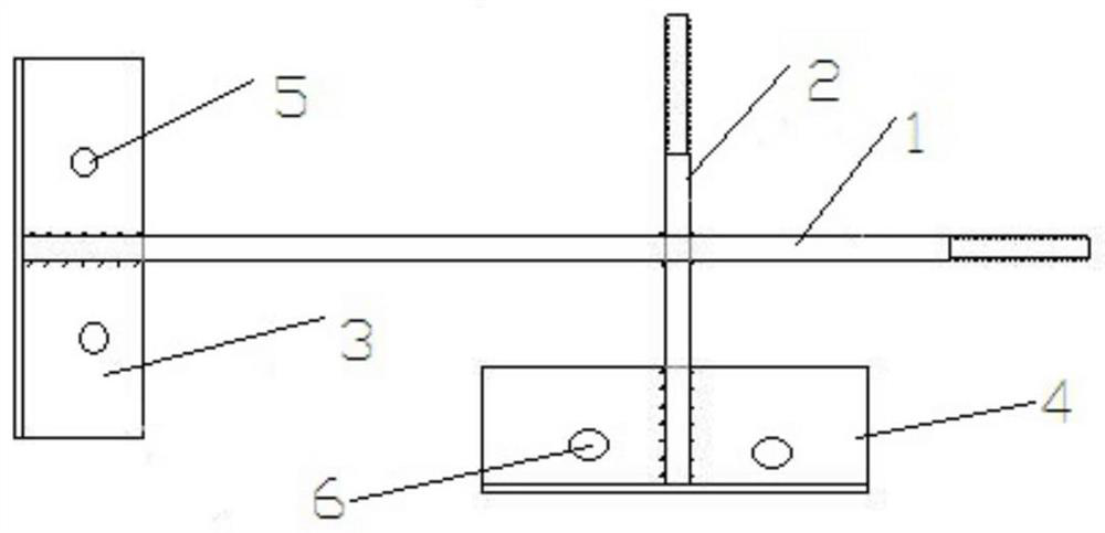 Supporting device in concrete wall concealed distribution box and use method of supporting device