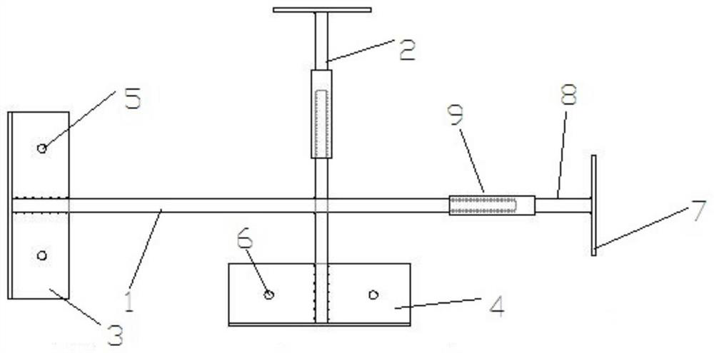 Supporting device in concrete wall concealed distribution box and use method of supporting device