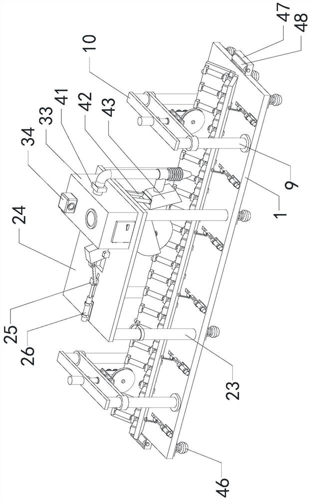 Special weld joint back chipping equipment for iron tower angle steel full penetration welding