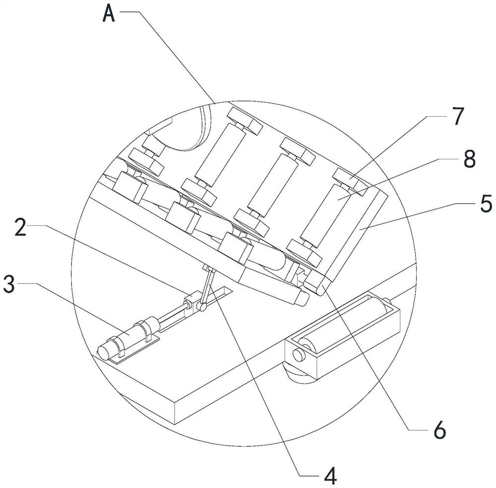 Special weld joint back chipping equipment for iron tower angle steel full penetration welding