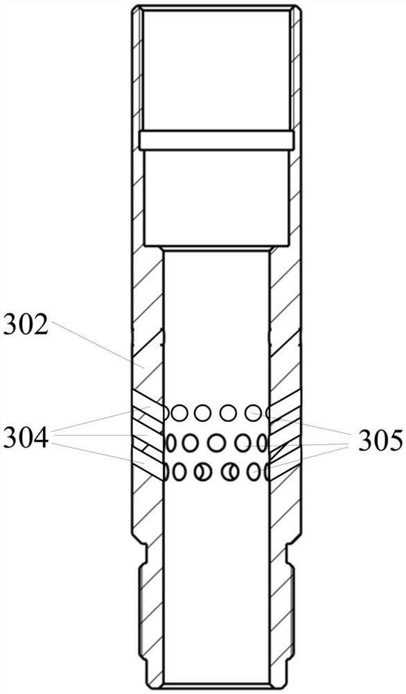 Oil pipe column cutting device with pressure balancer