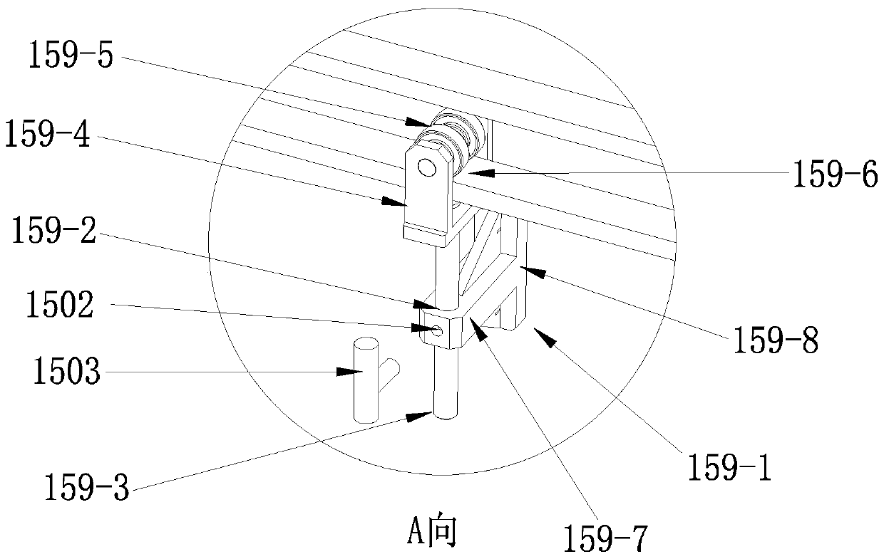 Feeding roller bed of chamfering machine