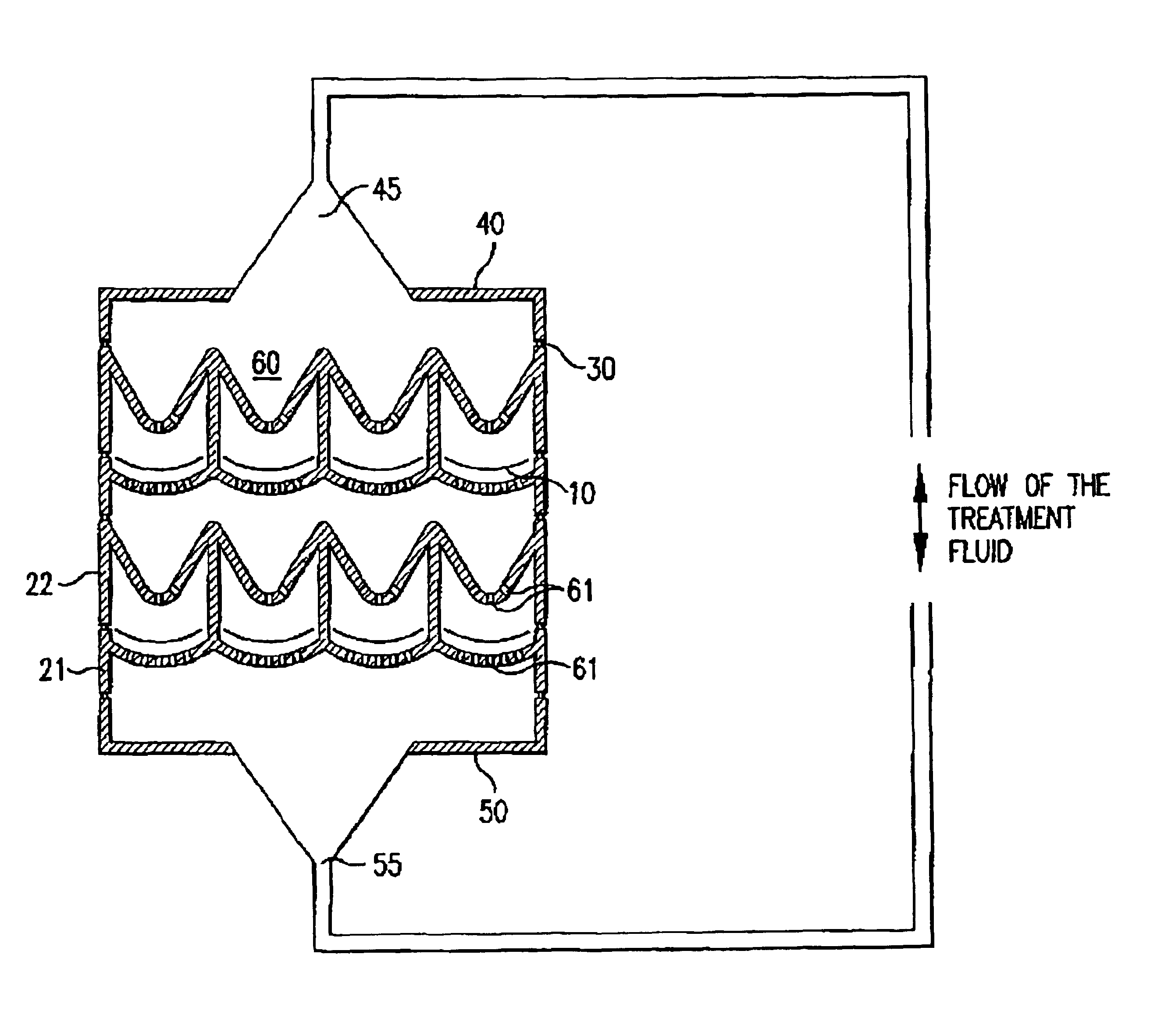 System and method for treating articles with fluids