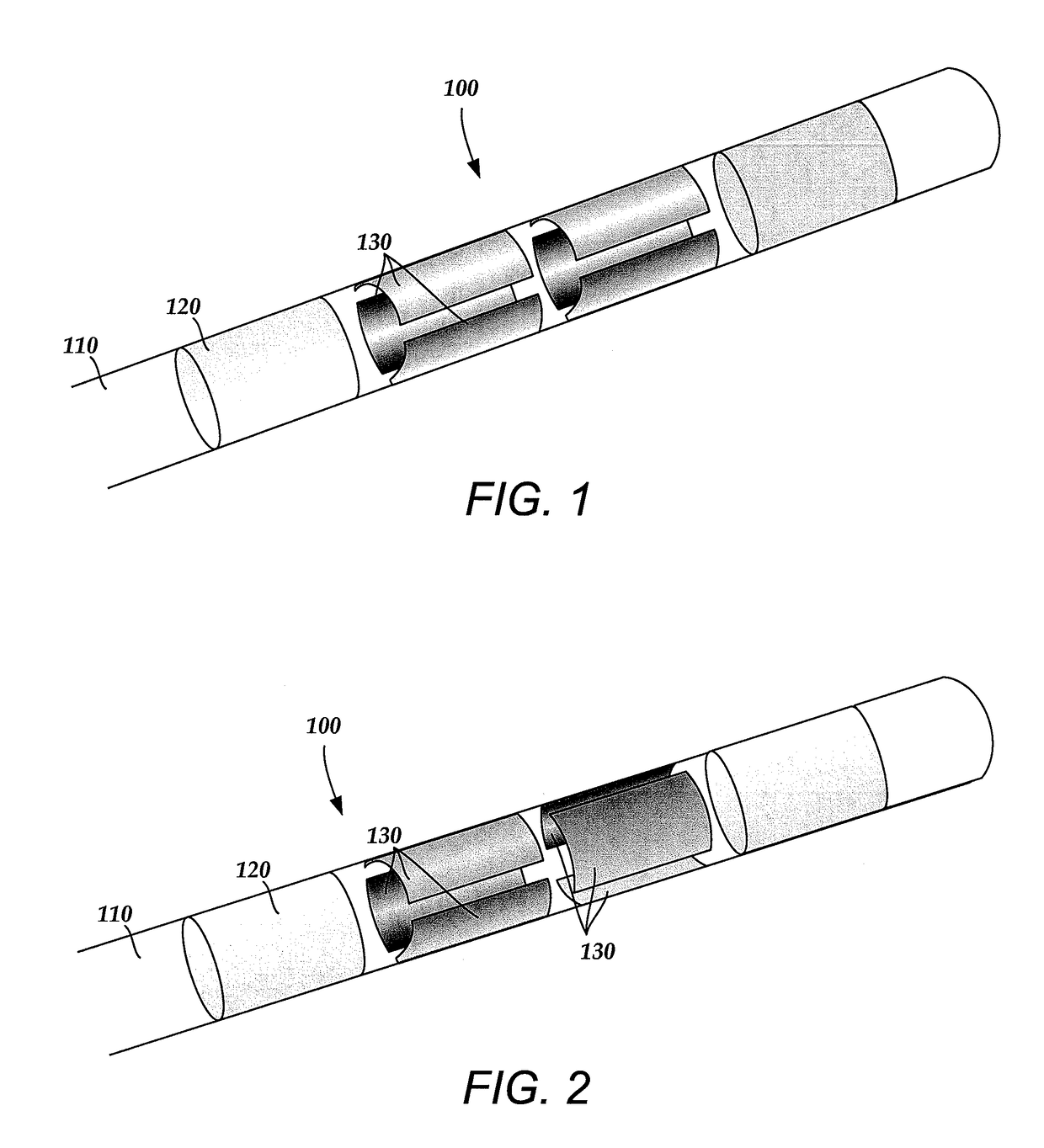 Deep brain stimulation current steering with split electrodes