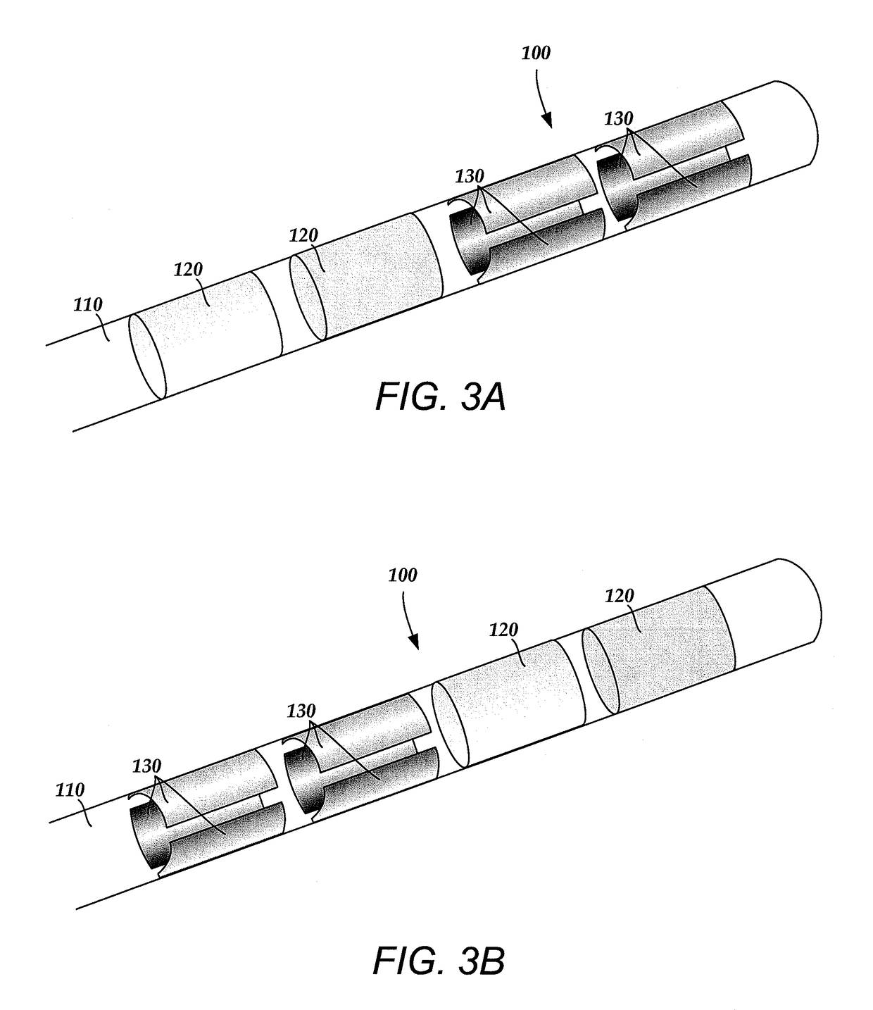 Deep brain stimulation current steering with split electrodes