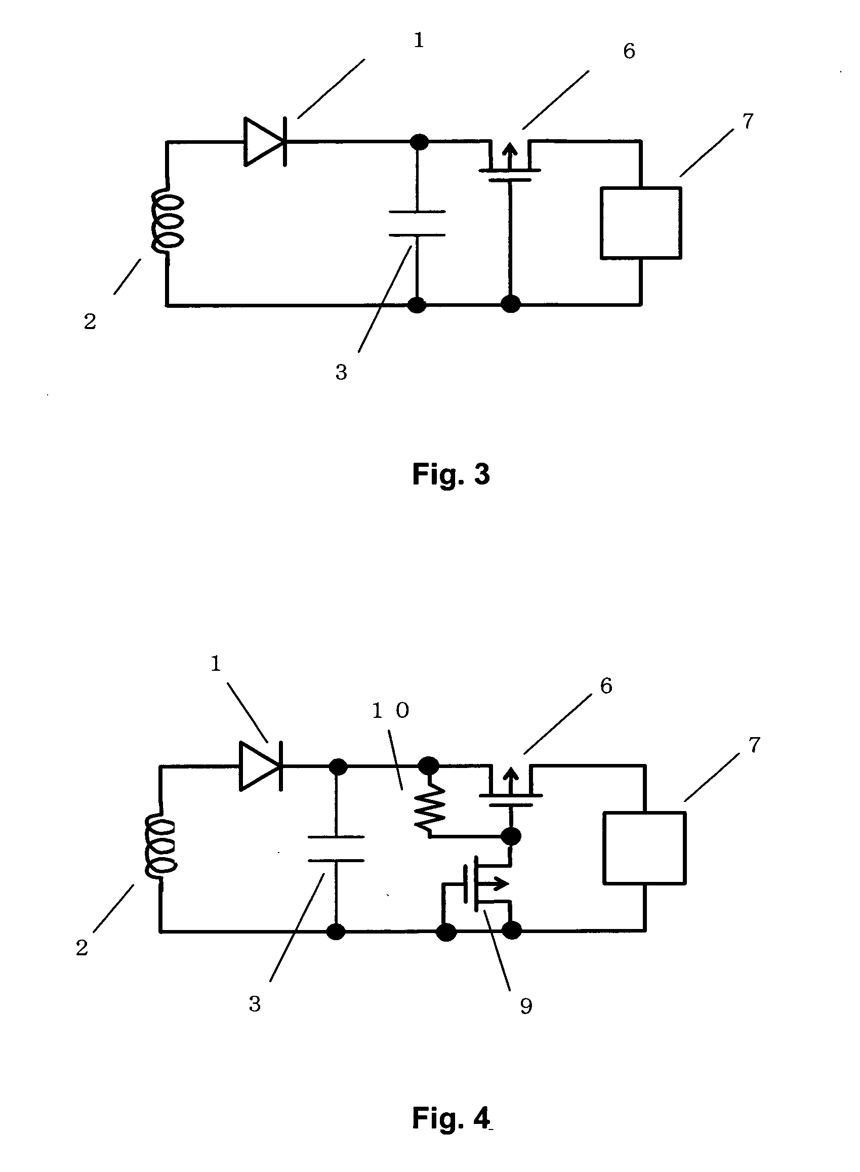 Power generation circuit using electromagnetic wave