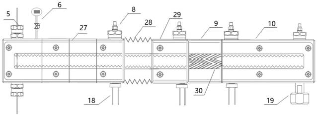 Visual test device for accurately testing effect of flammable gas unsteady detonation flame arrester