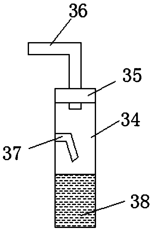 Cleaning device for tea winnowing machine