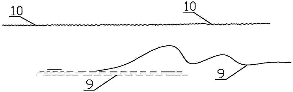 Construction method for carrying out sea reclamation with sand in shallow sea area through cutter suction dredger