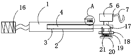 Clinical operation wire retractor fixing device suitable for neurosurgery department