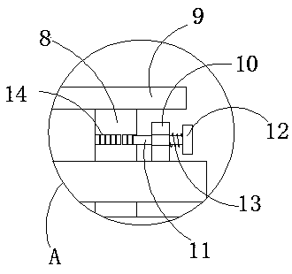 Clinical operation wire retractor fixing device suitable for neurosurgery department