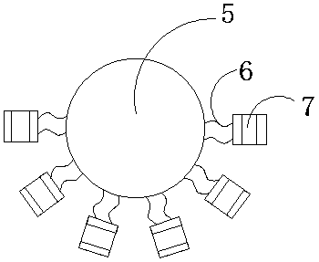 Clinical operation wire retractor fixing device suitable for neurosurgery department