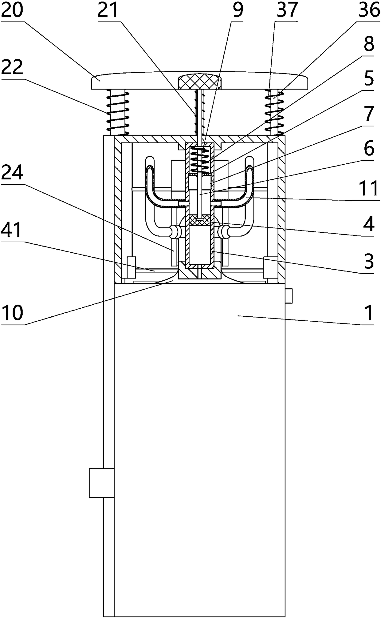 Medical haemostatic membrane storage and picking device