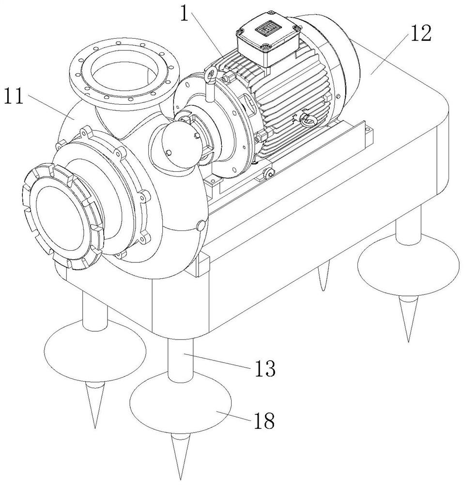 Oil drilling pump convenient to fix