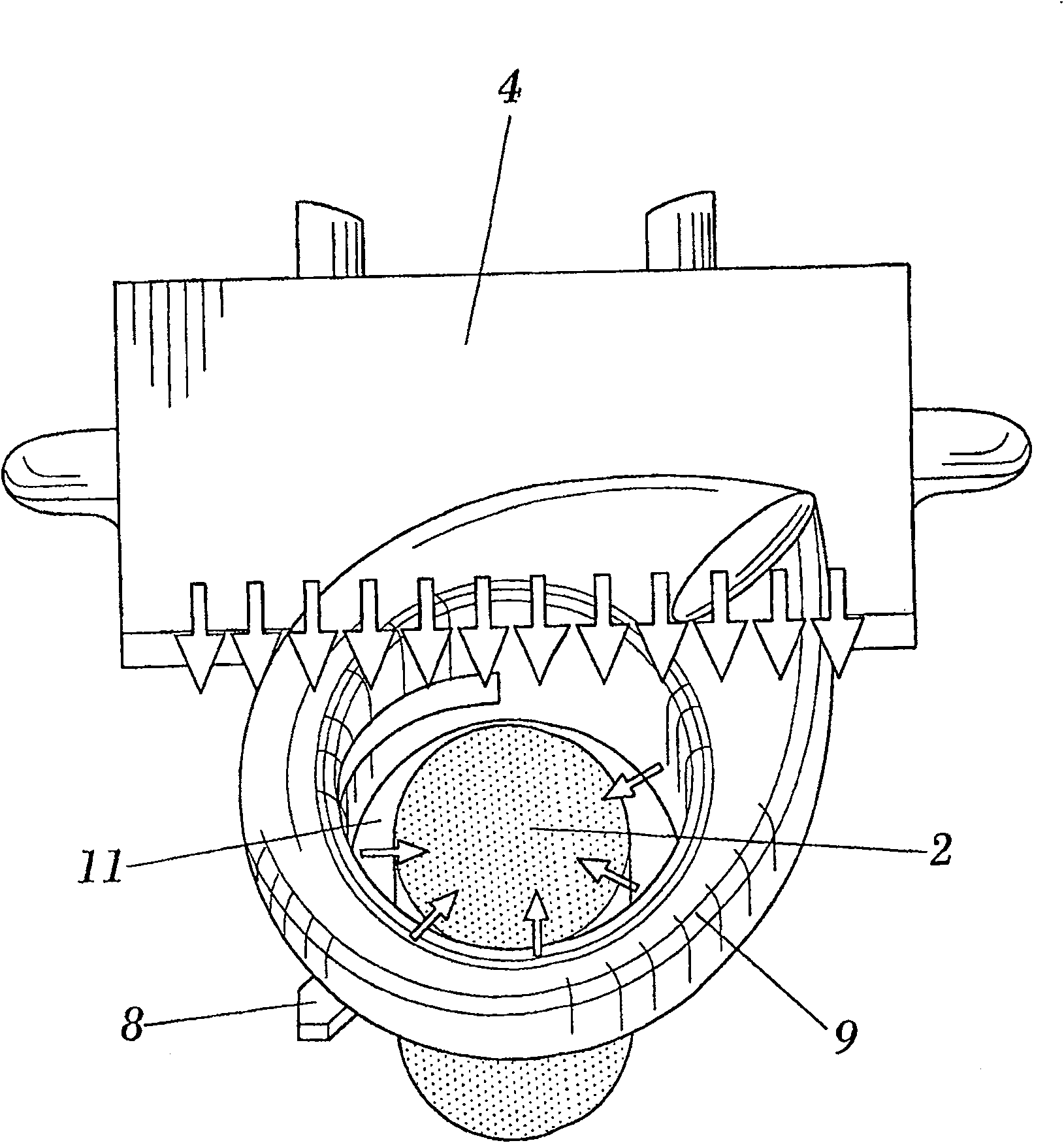 Method and device for evaporation of volatile substances