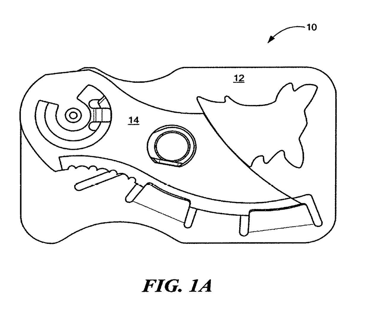 Low profile pocket tool