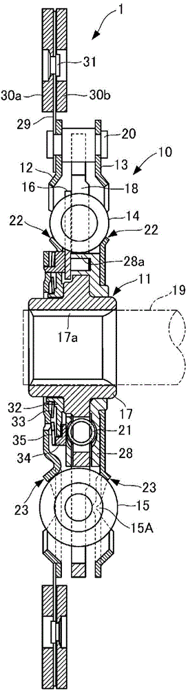 Torsional oscillation attenuation device