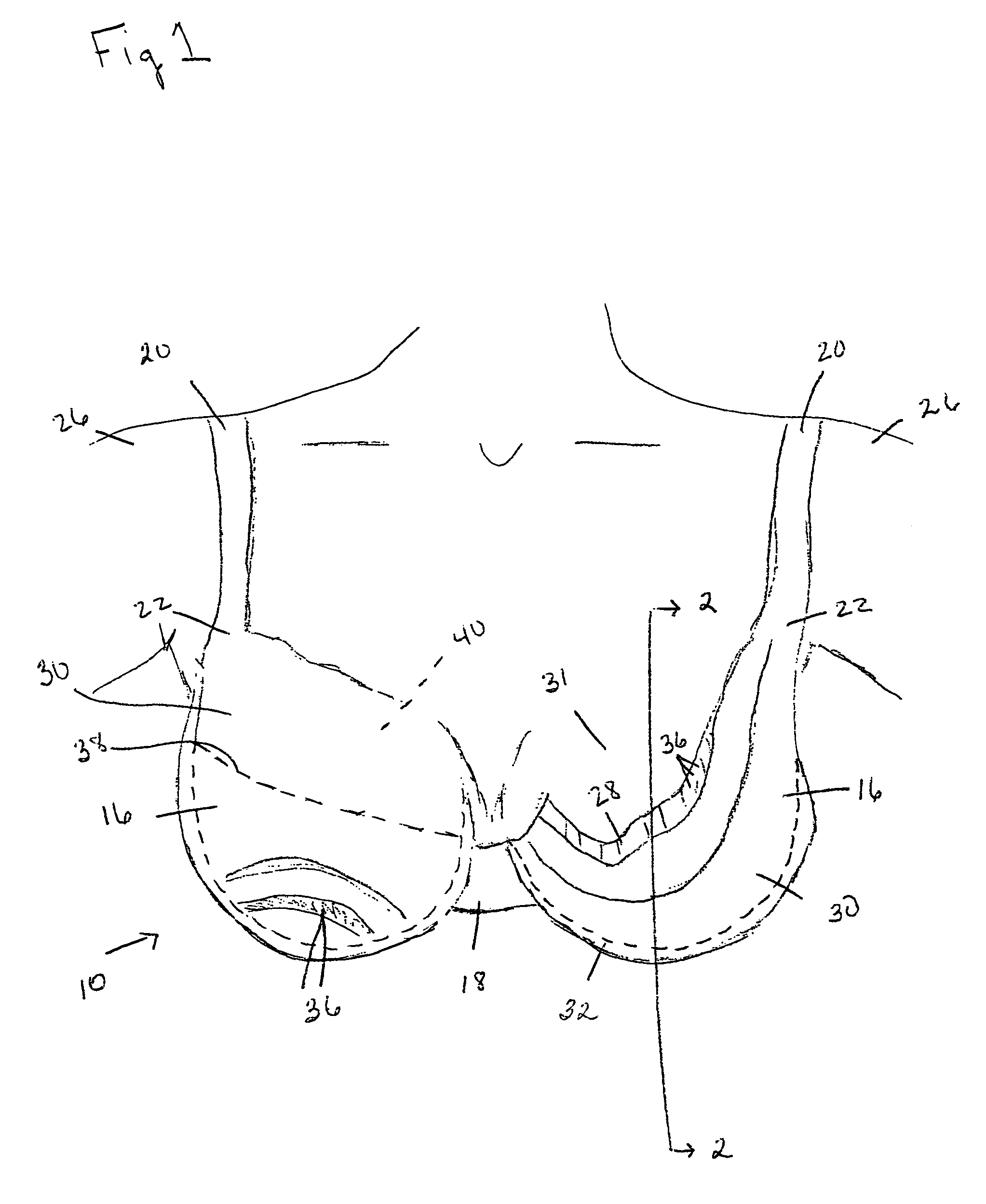 Multi-layer uplift bra