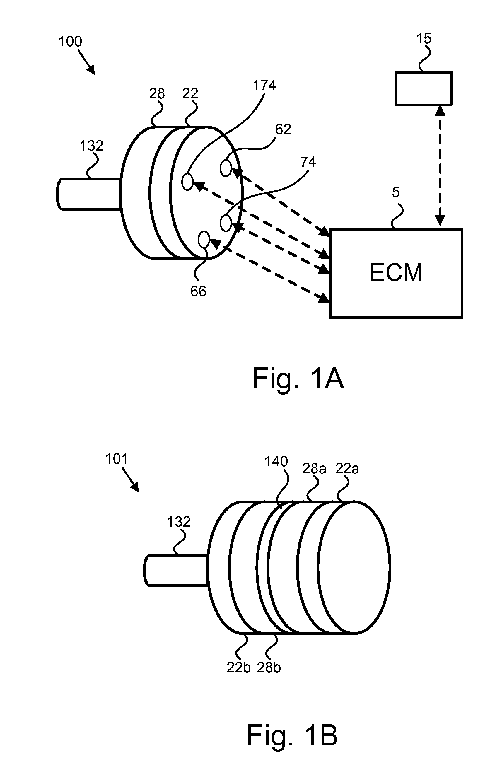 Differential with guided feedback control for rotary opposed-piston engine