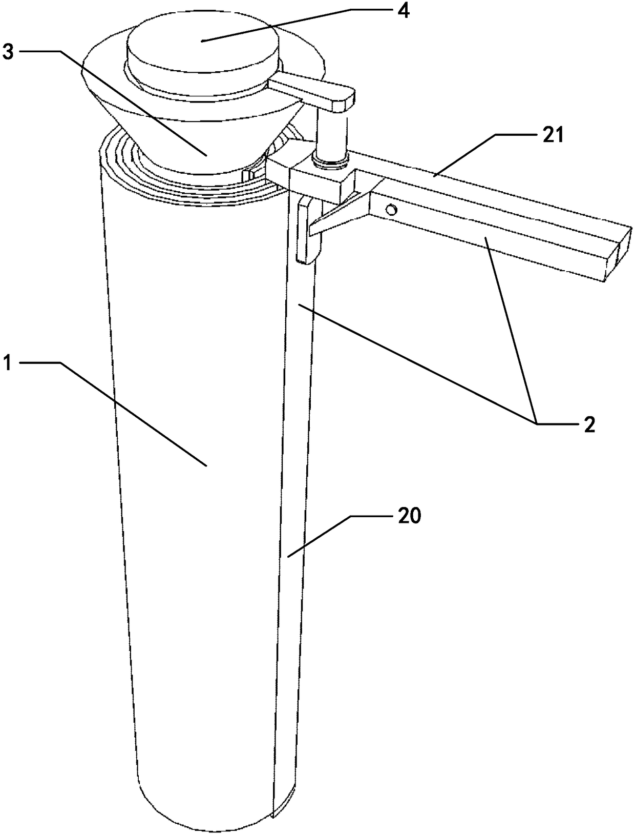 Craniocerebral lumen stepless adjustment expansion device