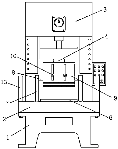 Protective device for punch