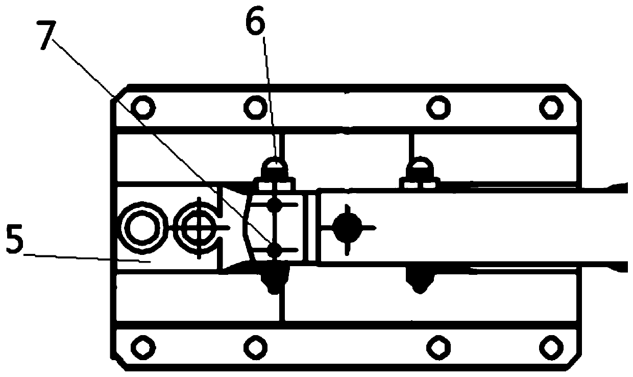 Forging piston four-station drilling clamp and machining method